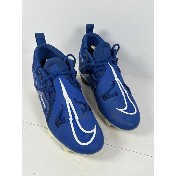 Nike Alpha Menace Pro 3 Football Cleats Game Royal Blue CT6649-414 Size 8 - Picture 3 of 9